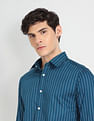 Flying Machine Vertical Stripe Slim Fit Shirt
