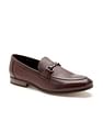Arrow Textured Copland Leather Slip On Shoes