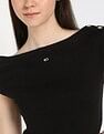 Tommy Hilfiger Slim-Fit Cotton Boat Neck Crop Top
