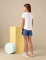 U.S. Polo Assn. Kids Girls Flip Sequins Relaxed Fit  T-Shirt
