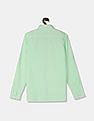 U.S. Polo Assn. Kids Boys Button Down Collar Solid Shirt
