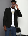 Tommy Hilfiger Solid Dobby Blazer