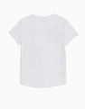 Tommy Hilfiger Kids Girls Printed Regular Fit Cotton T-Shirt