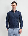 Arrow Manhattan Slim Fit Vertical Stripes Shirt