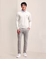 U.S. Polo Assn. Textured Printed Sweater