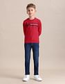 U.S. Polo Assn. Kids Brand Printed Regular Fit Sweatshirt