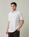 Arrow Sport Vertical Striped Dobby Shirt