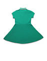 U.S. Polo Assn. Kids Girls Solid Fit And Flare Polo Dress