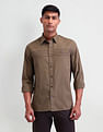 Arrow Sport Horizontal Striped Slim Fit Shirt