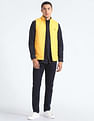 Flying Machine High Neck Sleeveless Reversible Jacket