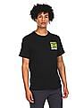U.S. Polo Assn. Denim Co. Men Black Crew Neck Graphic Print T-Shirt