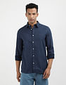 Tommy Hilfiger Brushed Geometric Print Slim Fit Shirt