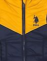 U.S. Polo Assn. Kids Colour Block Puffer Jacket