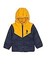 U.S. Polo Assn. Kids Colour Block Puffer Jacket