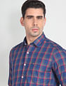 Arrow Sports Tartan Check Casual Shirt
