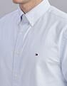 Tommy Hilfiger Solid Regular-Fit Oxford Woven Shirt