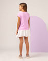 U.S. Polo Assn. Kids Girls Glitter Regular Fit T-Shirt