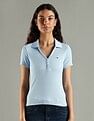 Tommy Hilfiger Solid Slim Fit Cotton Polo T-Shirt