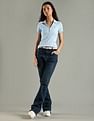 Tommy Hilfiger Solid Slim Fit Cotton Polo T-Shirt