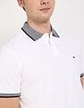 Tommy Hilfiger Solid Regular-Fit Cotton Polo Shirt