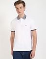 Tommy Hilfiger Solid Regular-Fit Cotton Polo Shirt