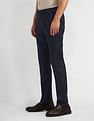 Arrow Newyork Slim Fit Solid Trousers