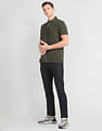 Arrow Sports Solid Dobby Autoflex Trousers