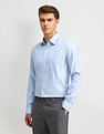 Arrow Slim Fit Textured Pattern Shirt