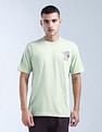 Flying Machine Embroidered Relaxed Fit T-Shirt