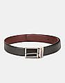 U.S. Polo Assn. Men Black And Burgundy Reversible Belt