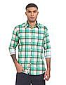 U.S. Polo Assn. Spread Collar Check Casual Shirt