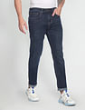 Flying Machine Slash Slim Tapered Fit Rinsed Jeans