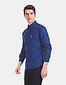 U.S. Polo Assn. Button Down Collar Solid Casual Shirt