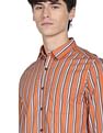 Flying Machine Vertical Stripe Cotton Shirt