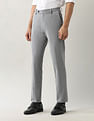 Arrow Solid Super Slim Fit Trousers