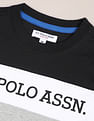 U.S. Polo Assn. Crew Neck Colour Block Sweatshirt