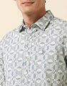 U.S. Polo Assn. Tailored Fit Geometric Printed Shirt