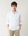 Arrow Sport Solid Pure Cotton Tailored Fit Shirt