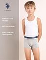 USPA Innerwear Boys Mid Rise Cotton Spandex Trunks - Pack Of 5