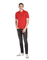 AD by Arvind Cotton Geometrical Print Polo Shirt