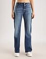 Calvin Klein Mid-Wash Relaxed-Fit High Rise Jeans