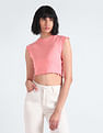 Tommy Hilfiger Baby Lock Rib Slim Cropped T-Shirt