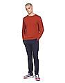 Tommy Hilfiger Men Navy Mid Rise Bleeker Slim Fit Casual Knit Pants