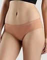 Calvin Klein Underwear Solid Brown Low Rise Hipster