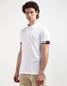 Tommy Hilfiger Flag Cuff Slim Polo Shirt