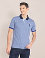 U.S. Polo Assn. Geometric Print Cotton Polo Shirt