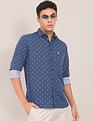 U.S. Polo Assn. Spread Collar Printed Casual Shirt