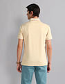 AD by Arvind Heathered Slim Fit Polo Shirt