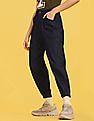Flying Machine Women High Rise Rinsed Jogger Jeans