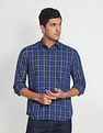Arrow Sports Tartan Check Cotton Casual Shirt